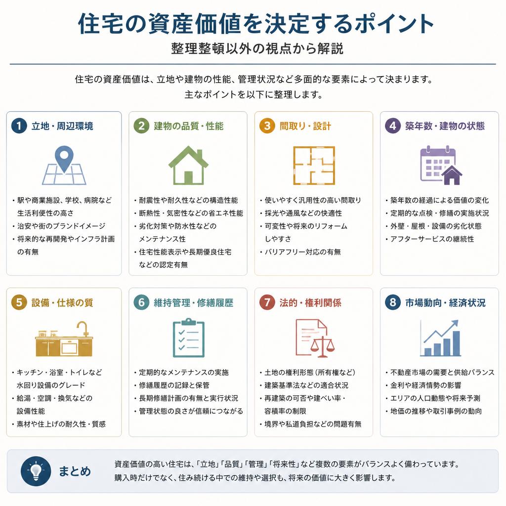2. 住宅価値は整理整頓だけでは決まらない！