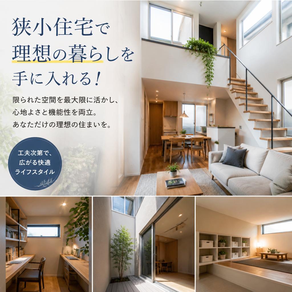 狭小住宅で理想の暮らしを手に入れる！