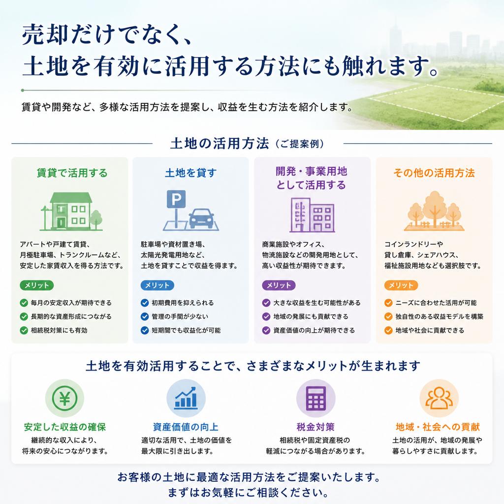 土地の有効活用法