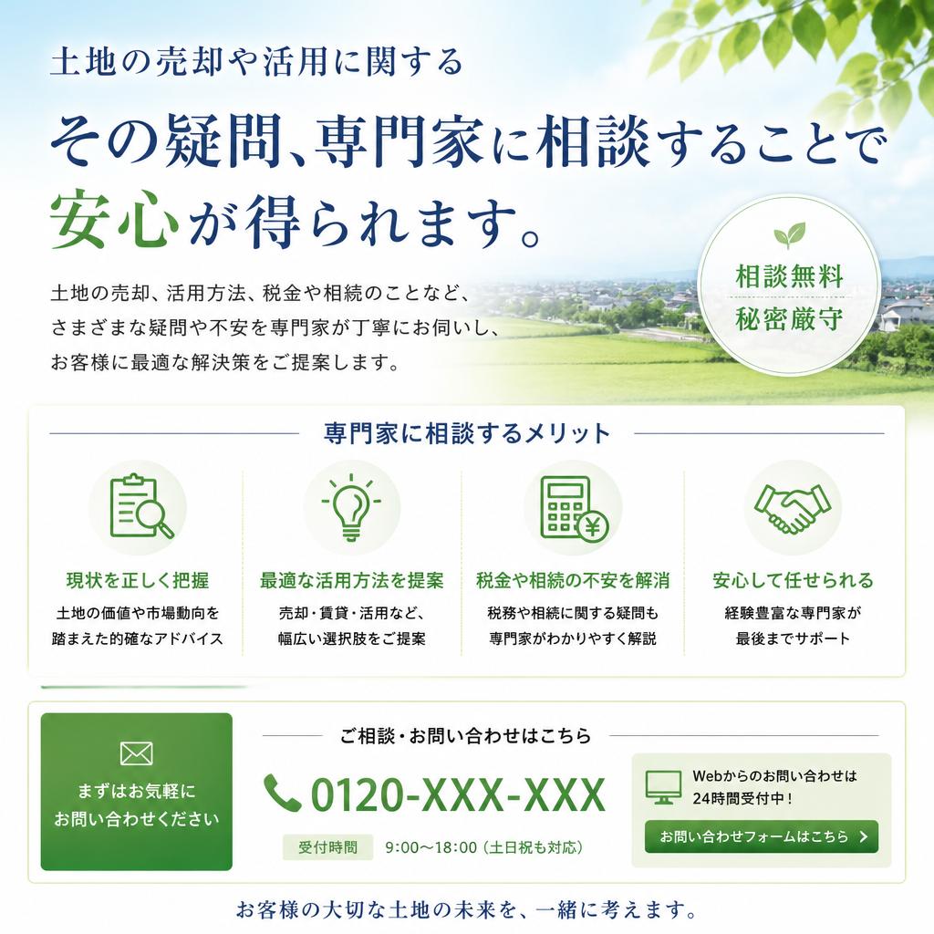 専門家への相談を促す