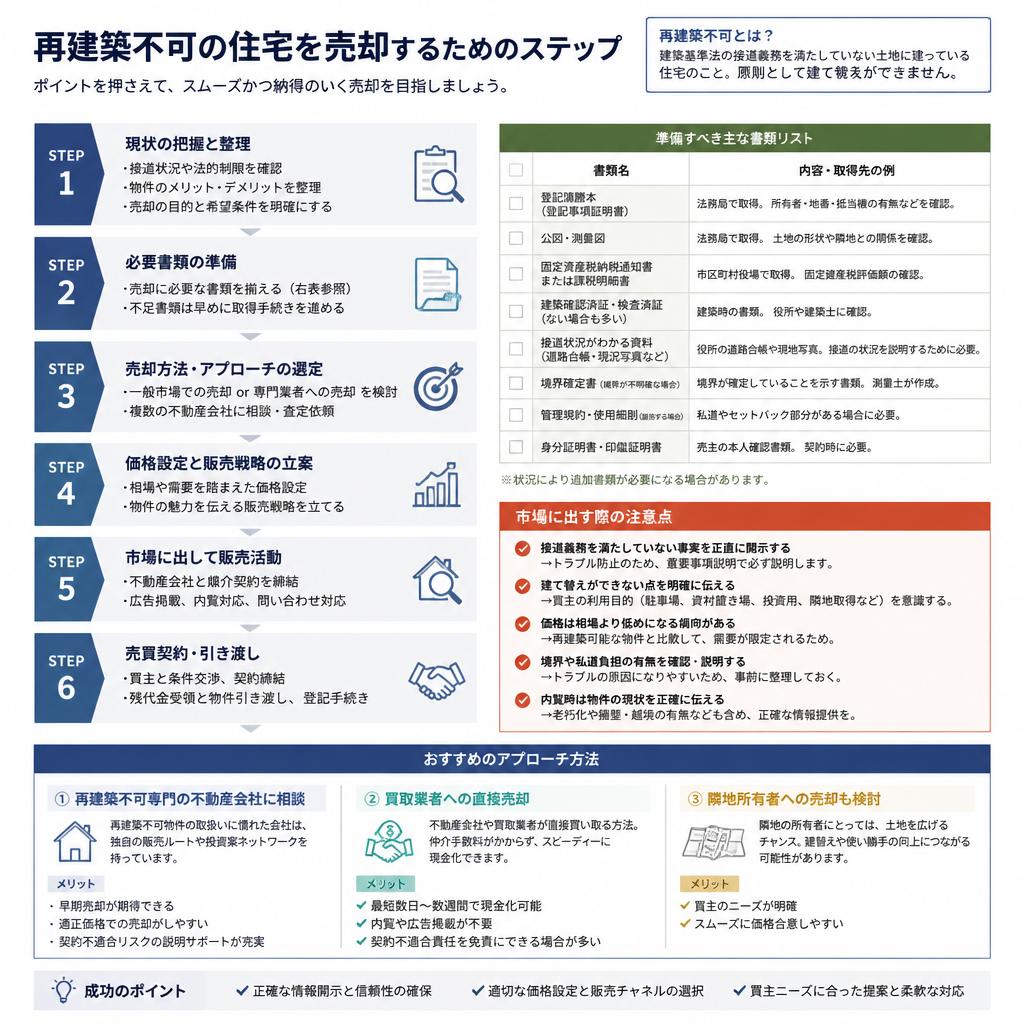 売却に向けた具体的なステップ