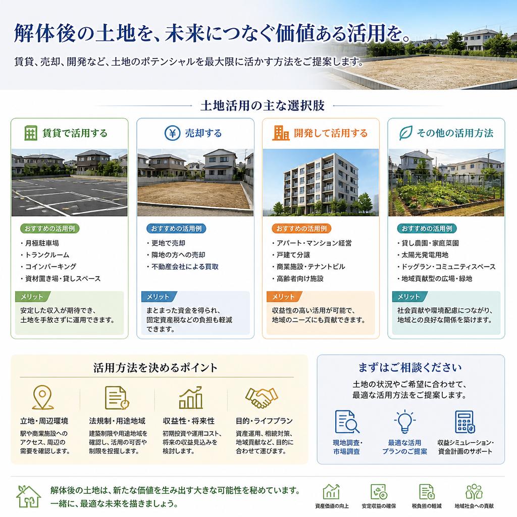 5. 土地活用の多様な選択肢
