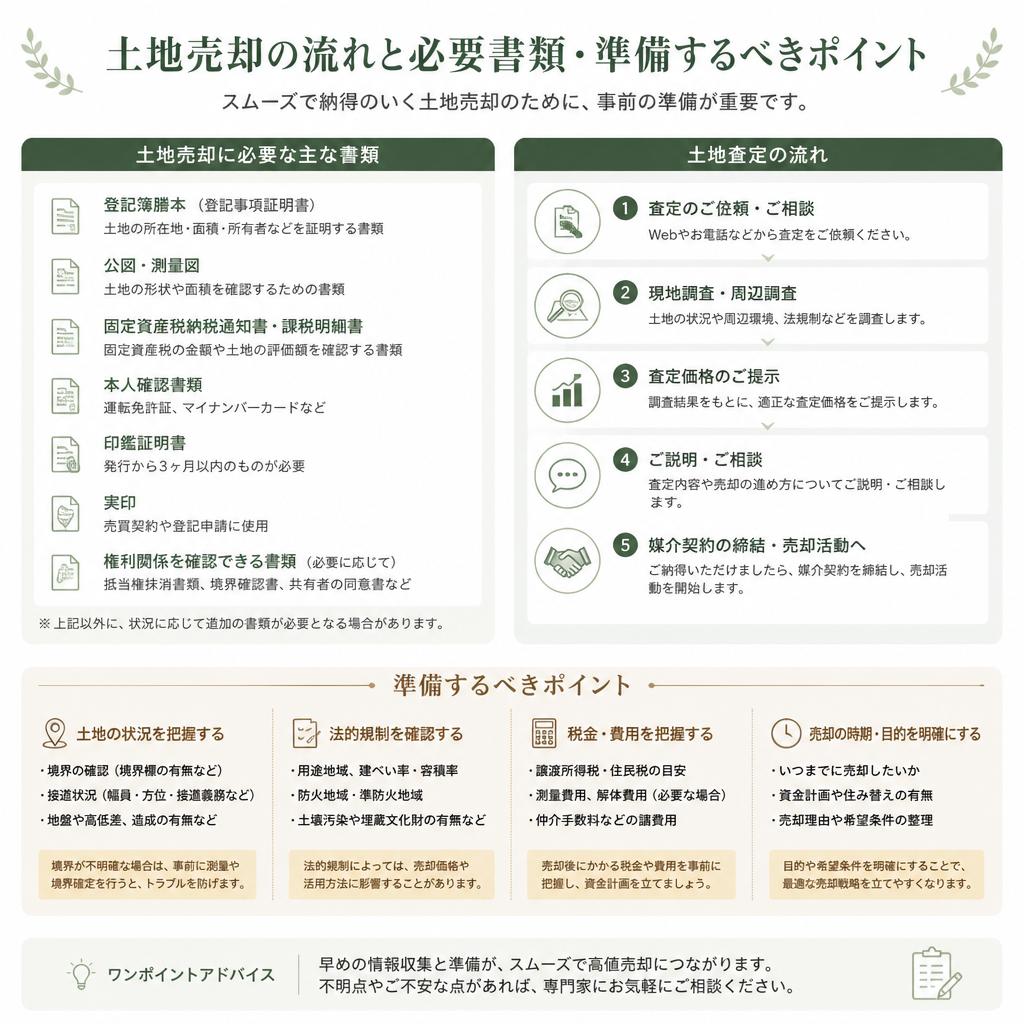 5. 土地売却の準備：必要書類と査定