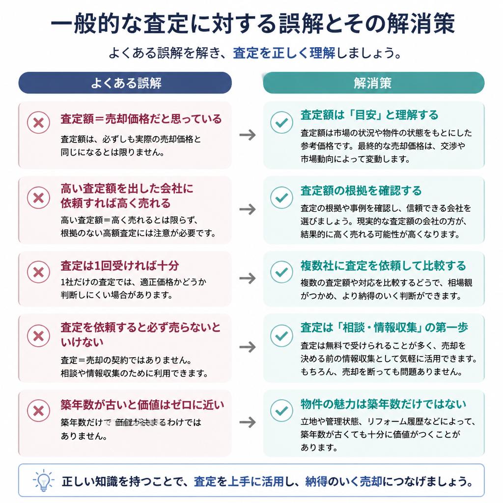 よくある査定の誤解とその解消法
