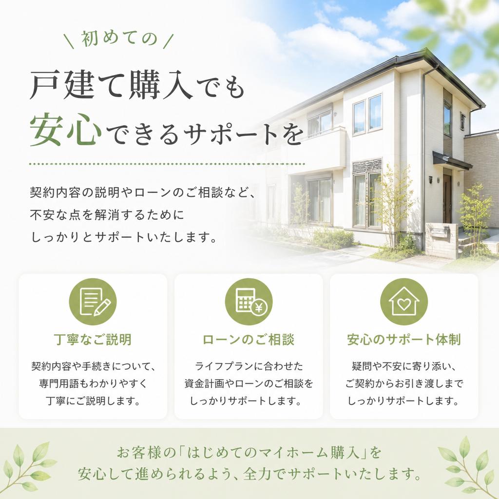 安心できる購入サポート