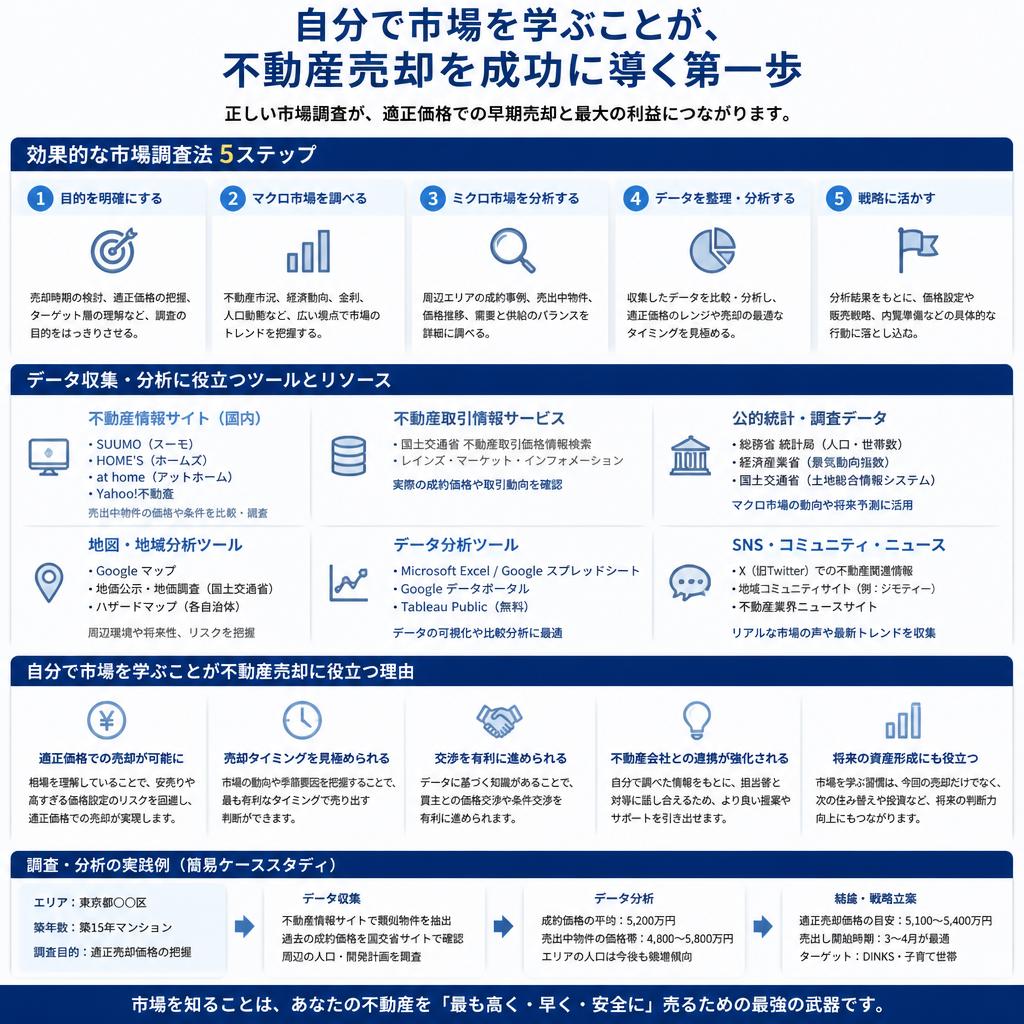 市場動向を調査するツール