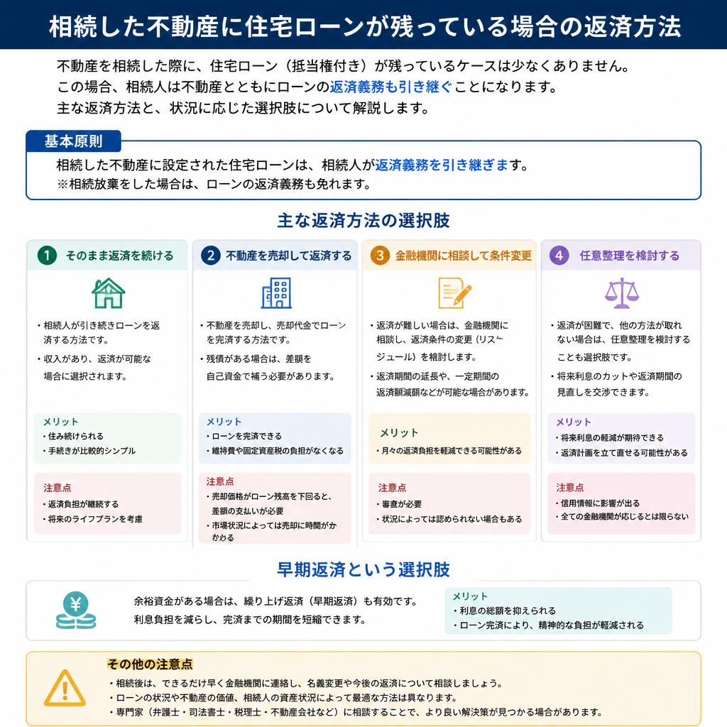 住宅ローンの返済方法を整理する