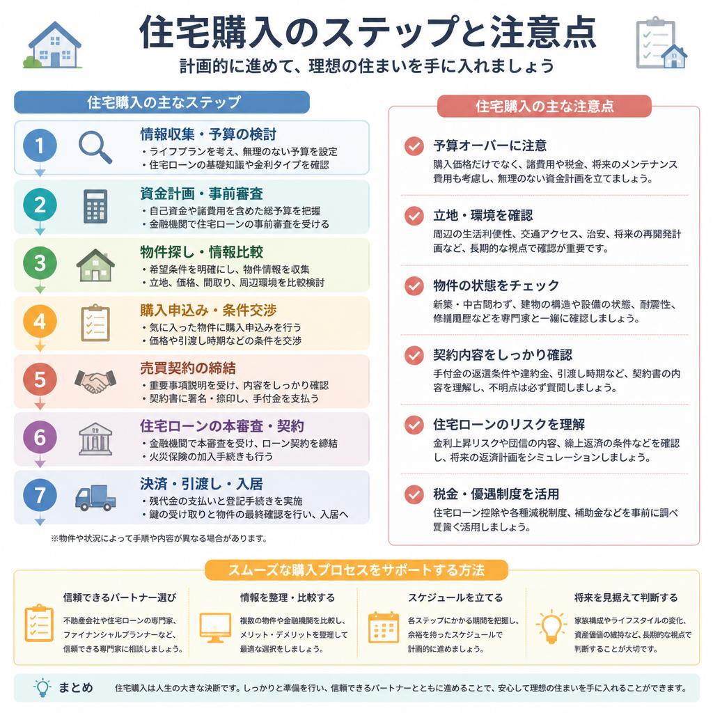 住宅購入のプロセス